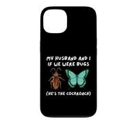 Mon Mari et Moi, si Nous étions des Insectes, Une Femme drôle de cafard Coque pour iPhone 13