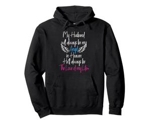 Mon Mari Mon Ange au Ciel en Souvenir d'amour de Mon Mari Sweat à Capuche