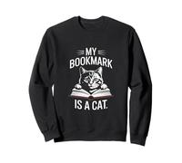 Mon Marque-Page est Un Plaisir pour Les Amoureux de la Lecture avec Un Chat Sweatshirt