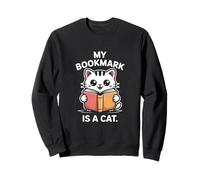 Mon Marque-Page est Un Plaisir pour Les Amoureux de la Lecture avec Un Chat Sweatshirt