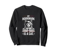 Mon Marque-Page est Un Plaisir pour Les Amoureux de la Lecture avec Un Chat Sweatshirt
