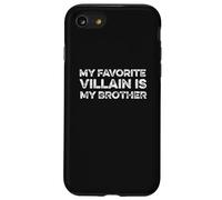 Mon méchant préféré est Mon frère Funny Siblings Brothers Coque pour iPhone SE (2020) / 7/8