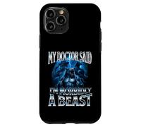 Mon médecin a Dit Que j'étais Morbidly A Beast Funny Alpha Wolf Meme Coque pour iPhone 11 Pro