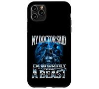 Mon médecin a Dit Que j'étais Morbidly A Beast Funny Alpha Wolf Meme Coque pour iPhone 11 Pro Max