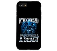 Mon médecin a Dit Que j'étais Morbidly A Beast Funny Alpha Wolf Meme Coque pour iPhone SE (2020) / 7/8