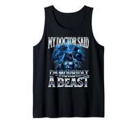 Mon médecin a Dit Que j'étais Morbidly A Beast Funny Alpha Wolf Meme Débardeur