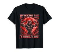 Mon médecin a Dit Que j'étais Morbidly A Beast Funny Alpha Wolf Meme T-Shirt Graphique avec Valeur