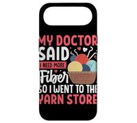 Mon médecin m'a Dit Que J'avais Besoin de Plus de Fibres, Alors Je suis allée au Magasin de Laine Coque pour iPhone Air