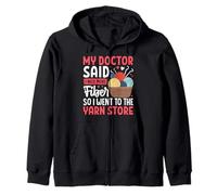 Mon médecin m'a Dit Que J'avais Besoin de Plus de Fibres, Alors Je suis allée au Magasin de Laine Sweat à Capuche