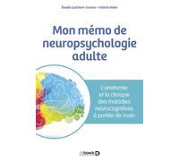 Mon mémo de neuropsychologie adulte L'anatomie et la clinique des maladies neurocognitives à portée de main - Valérie Hahn - De Boeck Supérieur - broché - Etude
