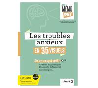 Mon mémo-psy - Les troubles anxieux en 35 visuels: Critères diagnostiques, diagnostic différentiel, cas clinique en un coup d'œil...