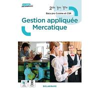Mon métier, mes compétences - Gestion appliquée Mercatique 2de, 1re, Tle Bac Pro Cuisine et CSR (2022) - Pochette élève
