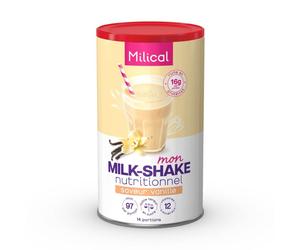 Mon Milk-Shake nutritionnel Vanille - POT 14 boissons MILICAL