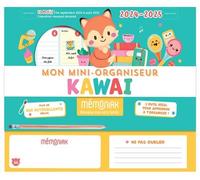 Mon mini-organiseur scolaire primaire Kawaï 2024-2025, organisation enfants - - Collectif - Editions 365 - Calendrier