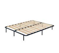 Mon Mobilier Design Austen Sommier Ergonomique à Lattes Larges et Flexibles en Bois de Bouleau 180x200 cm avec Pieds