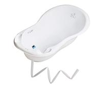 Mon Mobilier Design Baignoire bébé thermomètre Blanc Lapin 86 cm + Tuyau