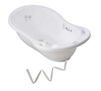 Mon Mobilier Design Baignoire bébé thermomètre Blanc Owls 86 cm + Tuyau