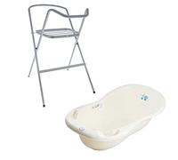 Mon Mobilier Design Baignoire bébé thermomètre Jaune Dog and Cat 86 cm + pied