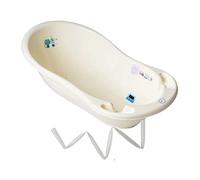 Mon Mobilier Design Baignoire bébé thermomètre Jaune Dog and Cat 86 cm + Tuyau