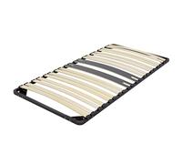 Mon Mobilier Design CAMA Sommier Ergonomique à Lattes avec Zone Lombaire renforcée 90X200 cm