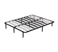Mon Mobilier Design CUNO Sommier à Lattes Larges 180x200 cm avec Pieds