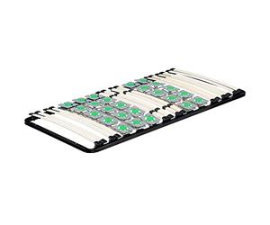 Mon Mobilier Design Ergo Sommier à Lattes Ergonomique avec plots de Soutien 100X200 cm