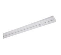 Mon Mobilier Design SIMI Rail de Plafond Tringle en PVC pour Rideaux à Crochets Blanc Monorail Droit 300 cm