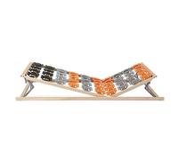 MonMobilierDesign Sommier lattes YKE ergonomique 7 zones plots tête/pied relevables 120x200 Bois G