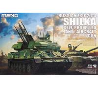 Mon Model 1/35 Russia ZSU-23-4 Silka Pistolet blindé automoteur MENS-023 en Plastique