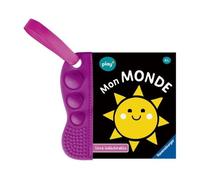 Ravensburger Livre de dentition Flip & Pop Mon Monde – Indéchirable, imperméable, Pop It