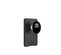 Mon Monologue intérieur est Une Conversation 5 étoiles Pleine d'esprit PopSockets PopWallet pour MagSafe