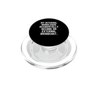 Mon Monologue Interne est accidentellement devenu Un Externe PopSockets PopGrip pour MagSafe