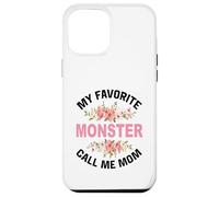 Mon Monstre préféré Appelle-Moi Maman Maman mère et Fils Maman Coque pour iPhone 12 Pro Max