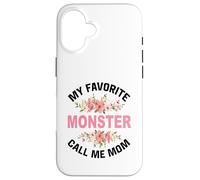 Mon Monstre préféré Appelle-Moi Maman Maman mère et Fils Maman Coque pour iPhone 16