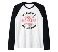 Mon Monstre préféré Appelle-Moi Maman Maman mère et Fils Maman Manche Raglan