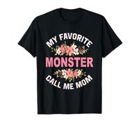 Mon Monstre préféré Appelle-Moi Maman Maman mère et Fils Maman T-Shirt