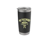 Mon mot de passe est les 8 derniers chiffres de Pi Day Maths Nerd Gobelet isotherme en acier inoxydable double paroi