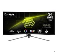 MSI MAG 345CQR écran plat de PC 86,4 cm (34") 3440 x 1440 pixels UltraWide Dual Quad HD Noir