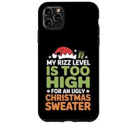 Mon Niveau de Rizz est trop élevé pour Un Pull de Noël Moche Coque pour iPhone 11 Pro Max