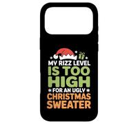 Mon Niveau de Rizz est trop élevé pour Un Pull de Noël Moche Coque pour iPhone 17 Pro Max