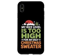 Mon Niveau de Rizz est trop élevé pour Un Pull de Noël Moche Coque pour iPhone XS Max