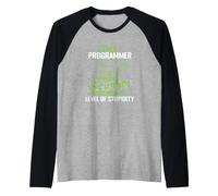 Mon Niveau de Sarcasme dépend de Votre Niveau de stupidité Manche Raglan