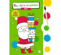 Mon noël magique, livre avec pinceau + pinceau - Collectif - Le Ballon Eds - broché - Document jeunesse