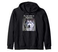 Mon nom est Stopthat Funny Hyper Siberian Husky Dog Owner Sweat à Capuche