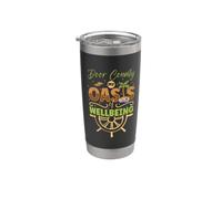 Mon oasis de bien-être Door County Gobelet isotherme en acier inoxydable double paroi