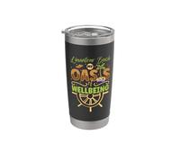 Mon oasis de bien-être Limantour Beach Gobelet isotherme en acier inoxydable double paroi