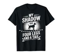 Mon Ombre a 4 Pattes et Une Queue pour Les Amoureux des propriétaires de Chiens T-Shirt