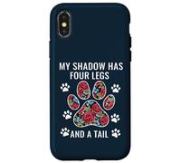 Mon Ombre a Quatre Pattes et Un Amoureux des Chiens de Queue Coque pour iPhone X/XS