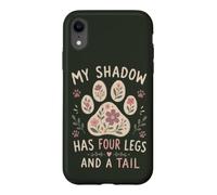Mon Ombre a Quatre Pattes et Un Amoureux des Chiens de Queue Coque pour iPhone XR