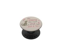 Mon Ombre a Quatre Pattes, Maman, Chienne, Amoureuse des Animaux de Compagnie PopSockets PopGrip Adhésif